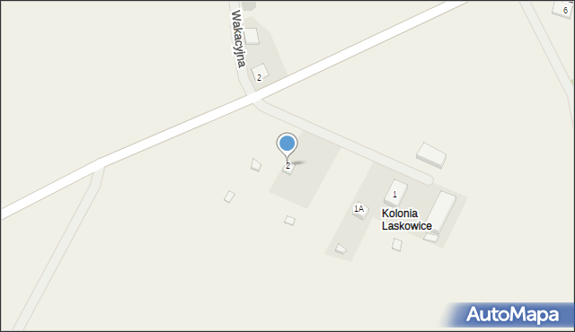 Laskowice, Laskowice, 2, mapa Laskowice