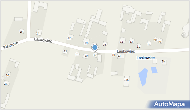 Laskowiec, Laskowiec, 17, mapa Laskowiec