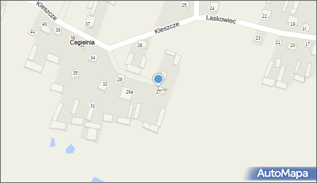 Laskowiec, Laskowiec, 27, mapa Laskowiec