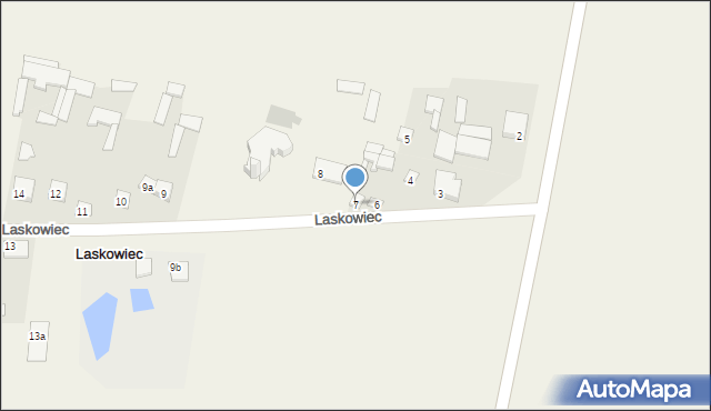 Laskowiec, Laskowiec, 7, mapa Laskowiec