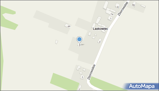 Laskowiec, Laskowiec, 3, mapa Laskowiec