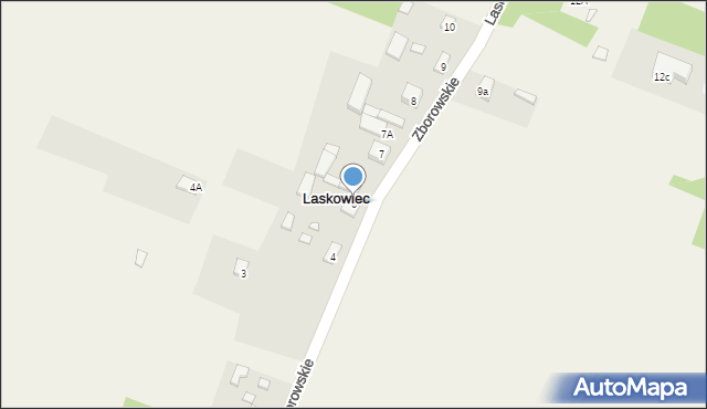 Laskowiec, Laskowiec, 6, mapa Laskowiec
