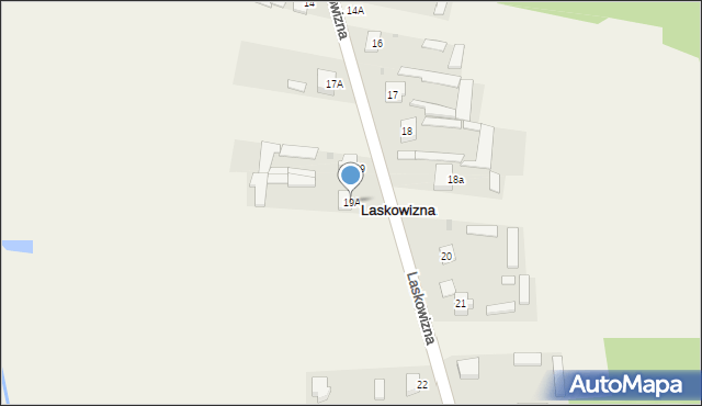 Laskowizna, Laskowizna, 19A, mapa Laskowizna