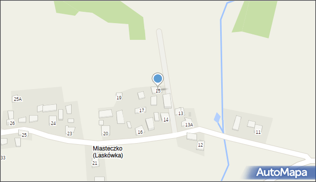 Laskówka, Laskówka, 15, mapa Laskówka