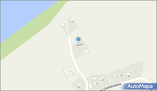 Laskówka Delastowska, Laskówka Delastowska, 41A, mapa Laskówka Delastowska