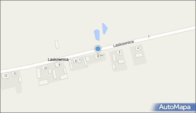Laskownica, Laskownica, 6, mapa Laskownica