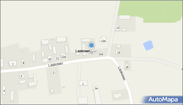 Laskowo, Laskowo, 12, mapa Laskowo