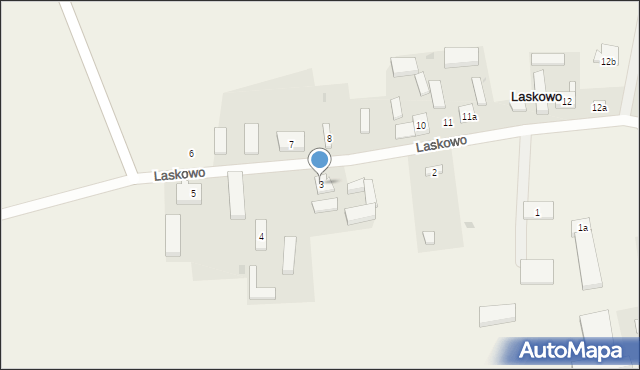 Laskowo, Laskowo, 3, mapa Laskowo