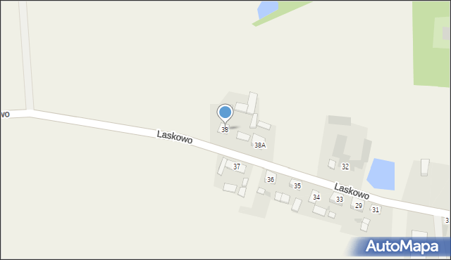 Laskowo, Laskowo, 38, mapa Laskowo