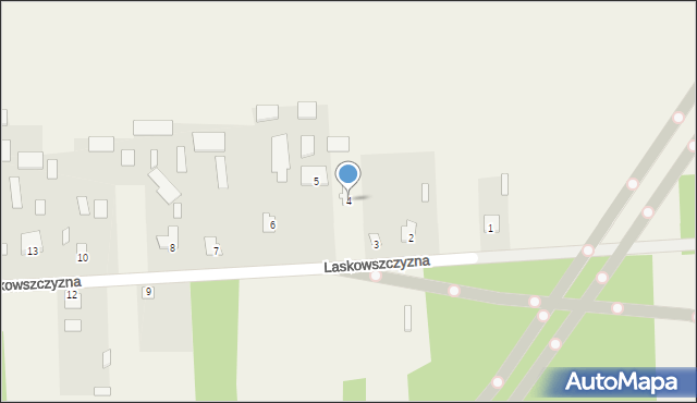 Laskowszczyzna, Laskowszczyzna, 4, mapa Laskowszczyzna