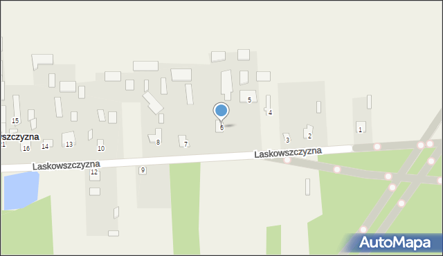 Laskowszczyzna, Laskowszczyzna, 6, mapa Laskowszczyzna