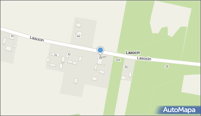 Lasocin, Lasocin, 33, mapa Lasocin