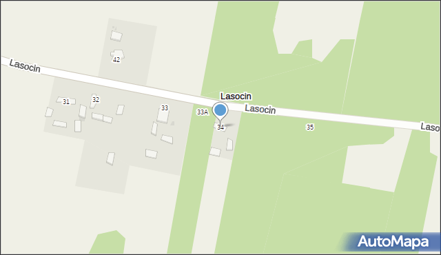 Lasocin, Lasocin, 34, mapa Lasocin