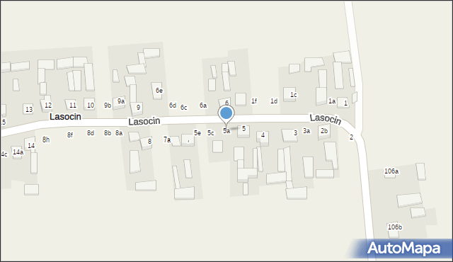 Lasocin, Lasocin, 5a, mapa Lasocin