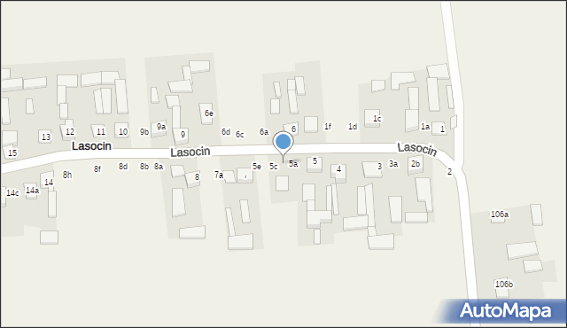 Lasocin, Lasocin, 5b, mapa Lasocin