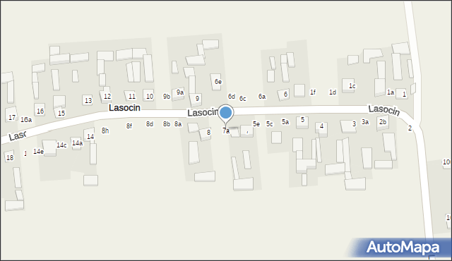 Lasocin, Lasocin, 7a, mapa Lasocin