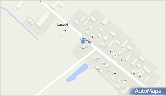 Lasotki, Lasotki, 21, mapa Lasotki