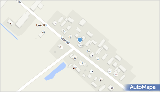 Lasotki, Lasotki, 7, mapa Lasotki