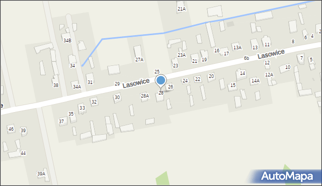 Lasowice, Lasowice, 28, mapa Lasowice