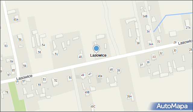 Lasowice, Lasowice, 45, mapa Lasowice