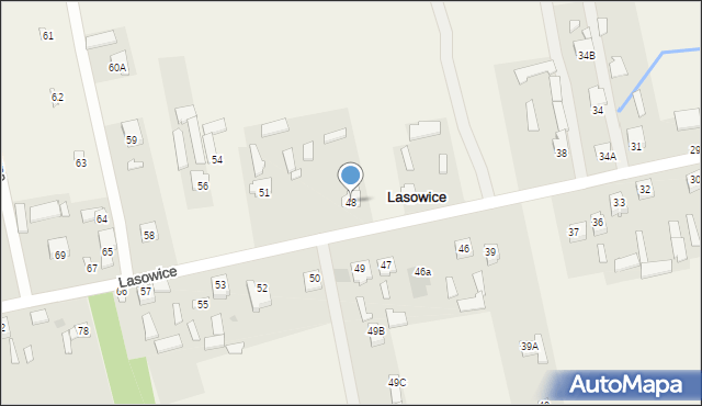 Lasowice, Lasowice, 48, mapa Lasowice