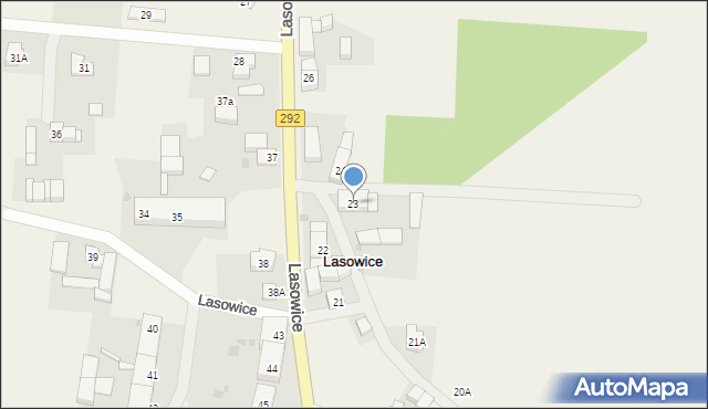 Lasowice, Lasowice, 23, mapa Lasowice