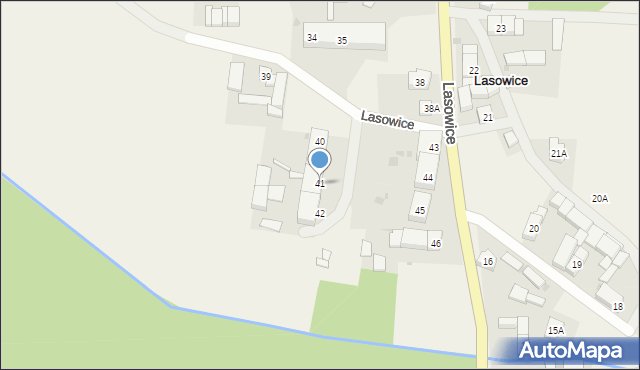 Lasowice, Lasowice, 41, mapa Lasowice