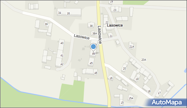 Lasowice, Lasowice, 44, mapa Lasowice