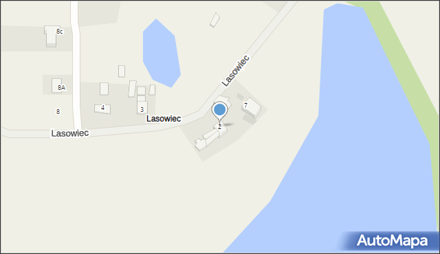 Lasowiec, Lasowiec, 2, mapa Lasowiec