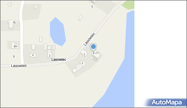 Lasowiec, Lasowiec, 7, mapa Lasowiec