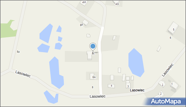 Lasowiec, Lasowiec, 8c, mapa Lasowiec