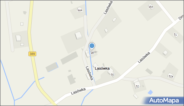 Lasówka, Lasówka, 46, mapa Lasówka