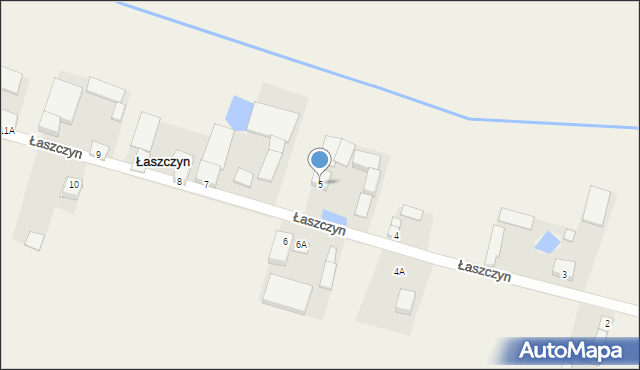 Łaszczyn, Łaszczyn, 5, mapa Łaszczyn