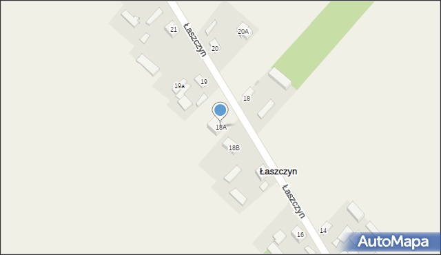 Łaszczyn, Łaszczyn, 18A, mapa Łaszczyn