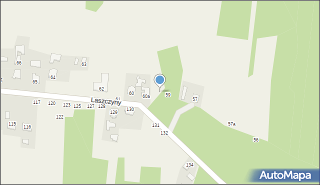 Laszczyny, Laszczyny, 60c, mapa Laszczyny