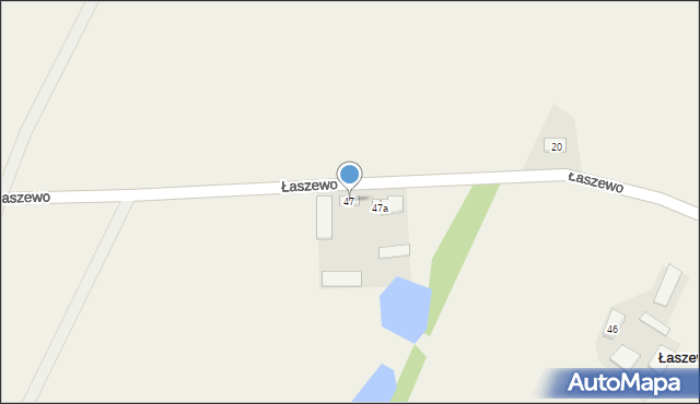 Łaszewo, Łaszewo, 47, mapa Łaszewo