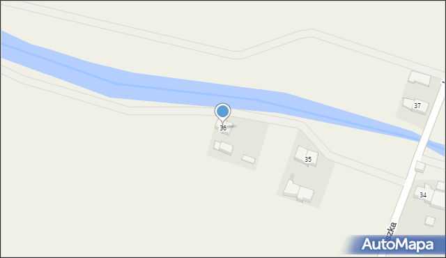 Łaszka, Łaszka, 36, mapa Łaszka