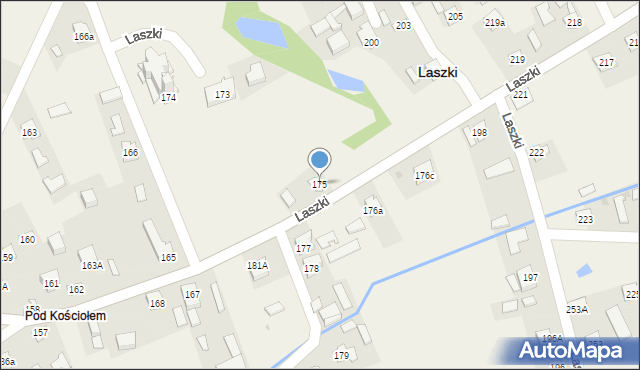 Laszki, Laszki, 175, mapa Laszki