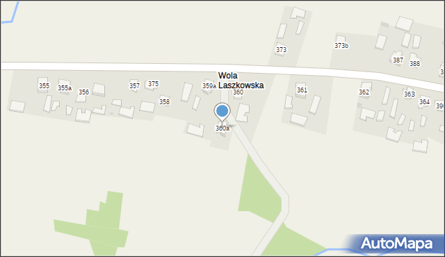 Laszki, Laszki, 360a, mapa Laszki