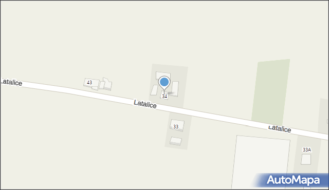 Latalice, Latalice, 34, mapa Latalice