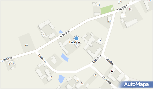 Latalice, Latalice, 6, mapa Latalice