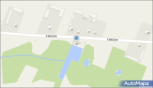 Łątczyn, Łątczyn, 102, mapa Łątczyn