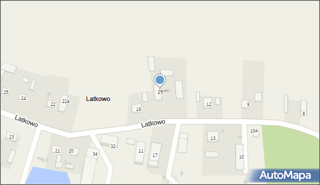 Latkowo, Latkowo, 15, mapa Latkowo