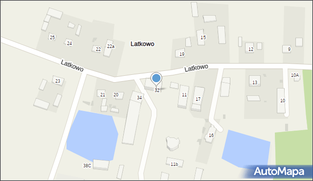 Latkowo, Latkowo, 32, mapa Latkowo