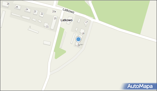 Latkowo, Latkowo, 19, mapa Latkowo