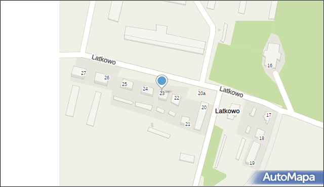 Latkowo, Latkowo, 23, mapa Latkowo