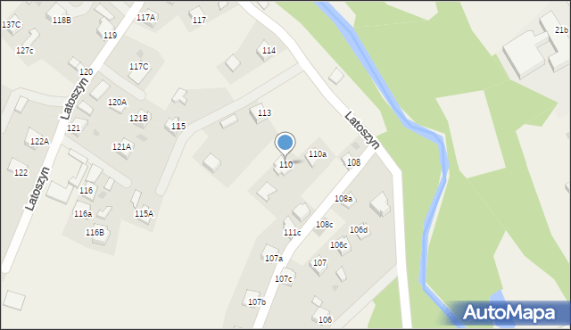 Latoszyn, Latoszyn, 110, mapa Latoszyn