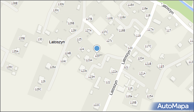 Latoszyn, Latoszyn, 123, mapa Latoszyn