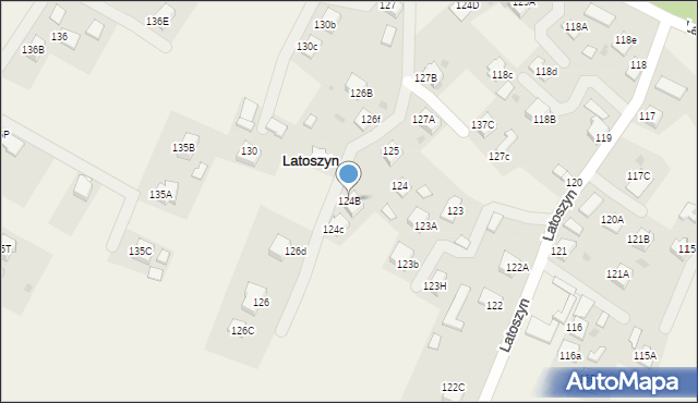 Latoszyn, Latoszyn, 124B, mapa Latoszyn