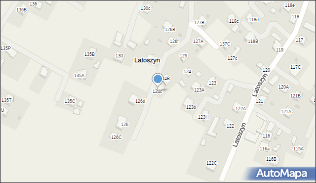 Latoszyn, Latoszyn, 124c, mapa Latoszyn